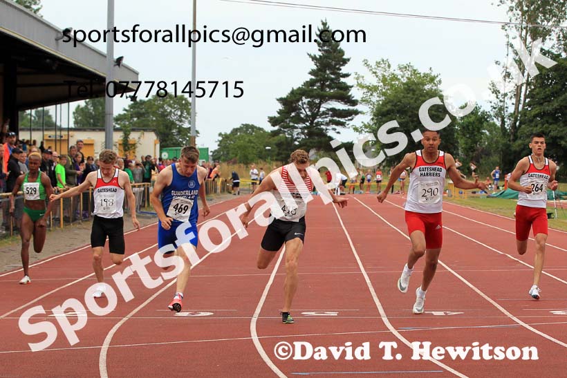 100 metres, 2022 NEGP Monkton 5, Wednesday, July 20th. Photo: David T. Hewitson/Sports for All Pics